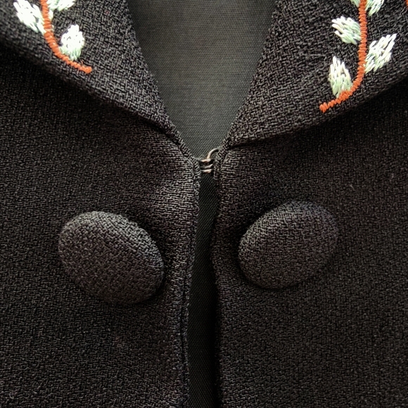 Zelda Vintage Embroidered Jacket, Size 10 - Picture 11 of 14